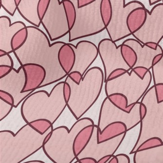Cartoon Translucent Love Heart Terry