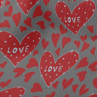 Hand Drawn Valentine&#39;s Day Terry