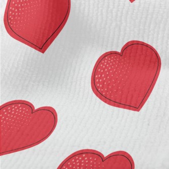 Passionate Red Heart Terry
