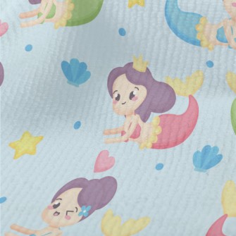 Cute Mermaid Swimming In The S Terry