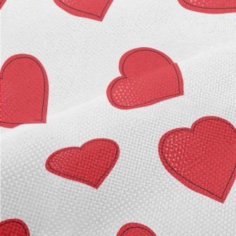 Passionate Red Heart Performance Linen