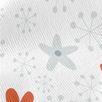 Snowflakes And Hearts Standard Corduroy
