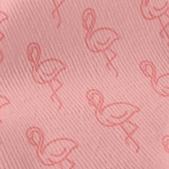 Pink Flamingo Standard Corduroy