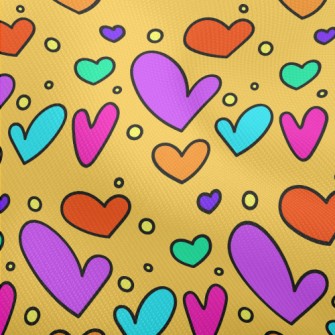 Abstract Fluorescent Heart Dobby