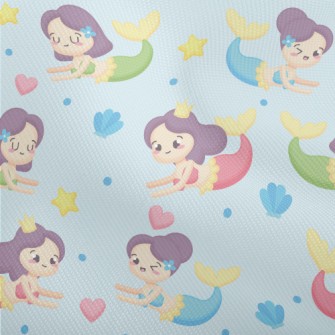 Cute Mermaid Swimming In The S Dobby