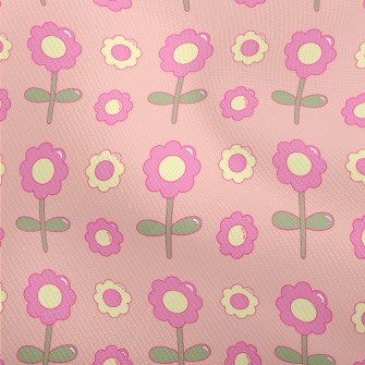 Cartoon Glossy Flowers Dobby