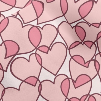 Cartoon Translucent Love Heart Micro Fleece