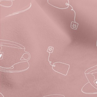 Hot Tea And Tea Bags Micro Fleece