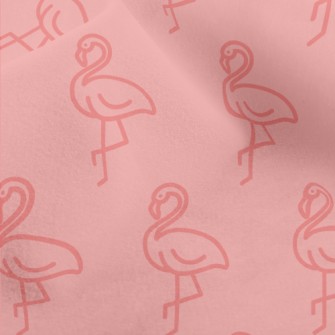 Pink Flamingo Micro Fleece