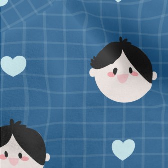 Cute Japanese Figurines Micro Fleece