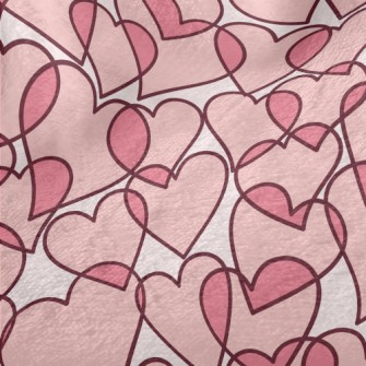 Cartoon Translucent Love Heart Minky