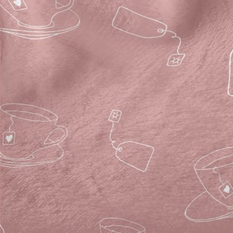 Hot Tea And Tea Bags Minky