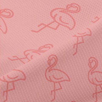 Pink Flamingo Piqué