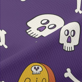 Tombstone And Skull Piqué