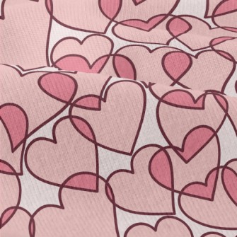 Cartoon Translucent Love Heart Modern Jersey