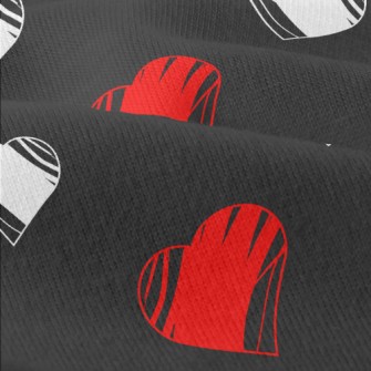 Red And White Graffiti Love He Modern Jersey