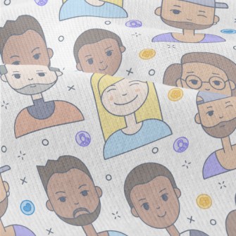 Simple Character Smiley Face Modern Jersey