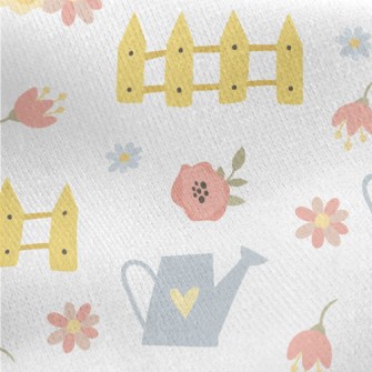 Fairytale Lovely Garden Jersey Backed Fleece