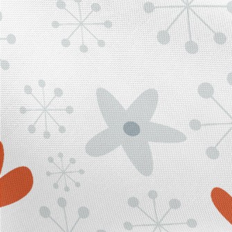 Snowflakes And Hearts Pongee