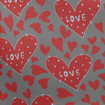 Hand Drawn Valentine&#39;s Day Pongee