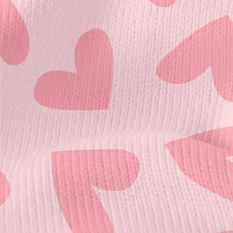 Pink Love Spots Stretch Jersey