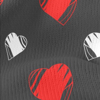 Red And White Graffiti Love He Stretch Jersey