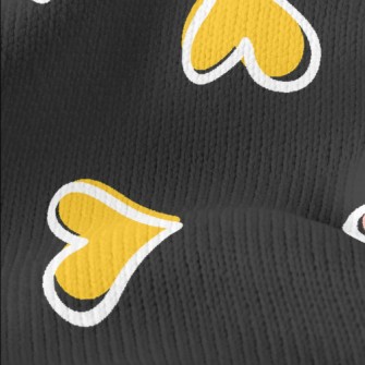 Mini Colorful Hearts Stretch Jersey