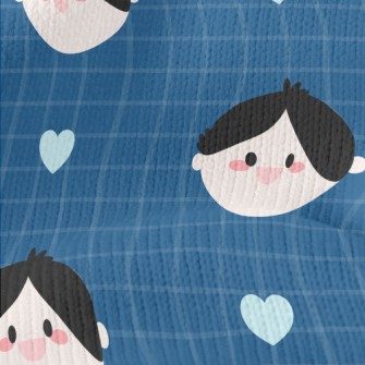 Cute Japanese Figurines Stretch Jersey