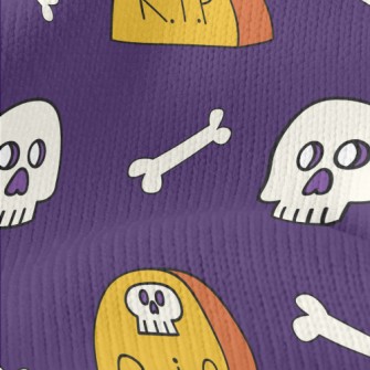 Tombstone And Skull Stretch Jersey