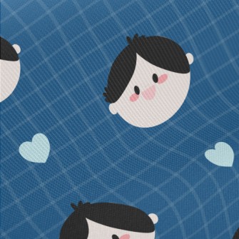 Cute Japanese Figurines Midweight Cotton Poplin