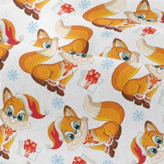 Cute Fox With A Gift Modern Jersey