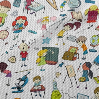 Students Who Study Hard Birdseye Piqué