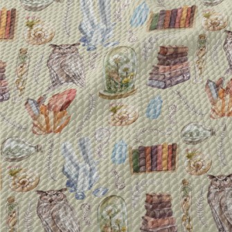 Owl Among Antiques Birdseye Piqué