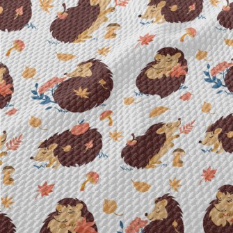 Cute Animals Playing With Mapl Birdseye Piqué