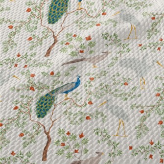 Exotic Birds Birdseye Piqué