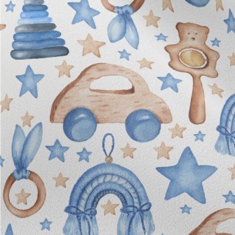 Blue Baby Toys Chiffon