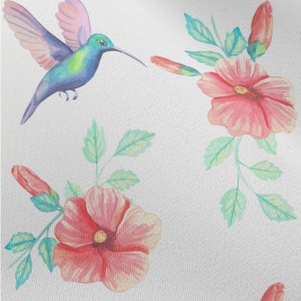 Blue Hummingbird Collecting Ne Chiffon