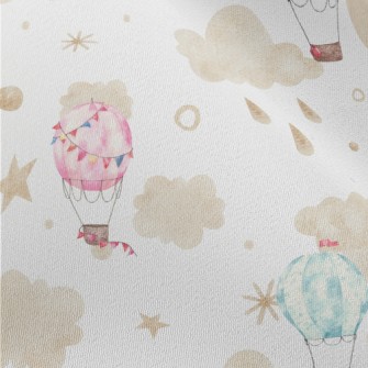 Colorful Hot Air Balloons In T Chiffon