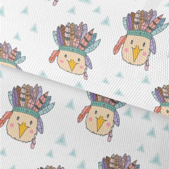 Bird Wearing Indian Chief Hat Waterproof Oxford