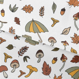 Picking Mushrooms In The Autum Waterproof Oxford