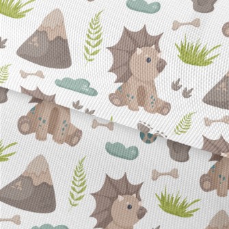 Footprints Left By Baby Dinosa Waterproof Oxford