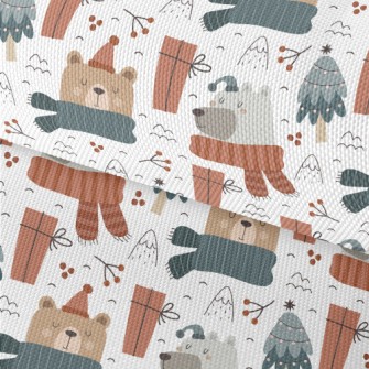 Happy Bear Ready For Christmas Waterproof Oxford