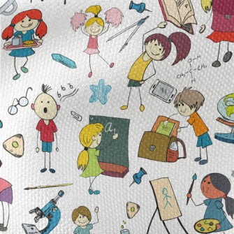 Students Who Study Hard Waterproof Canvas