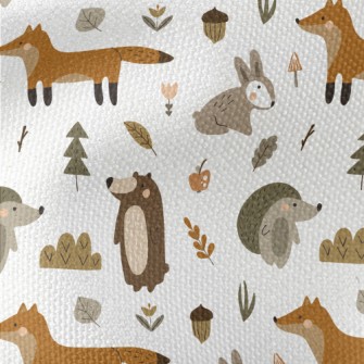 Cute Animals Living Together Waterproof Canvas