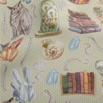 Owl Among Antiques Athletic Mesh Flat Back