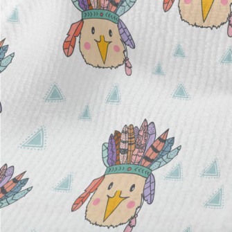Bird Wearing Indian Chief Hat Terry
