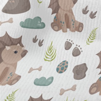 Footprints Left By Baby Dinosa Terry