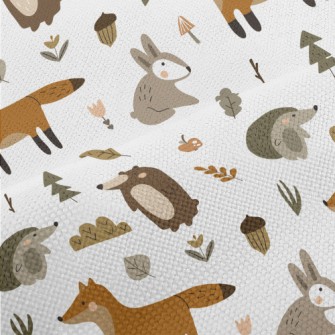 Cute Animals Living Together Performance Linen