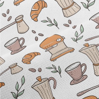 Different Coffee Brewing Equip Performance Linen