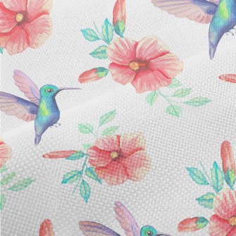 Blue Hummingbird Collecting Ne Performance Linen